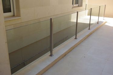 barandillas de cristal